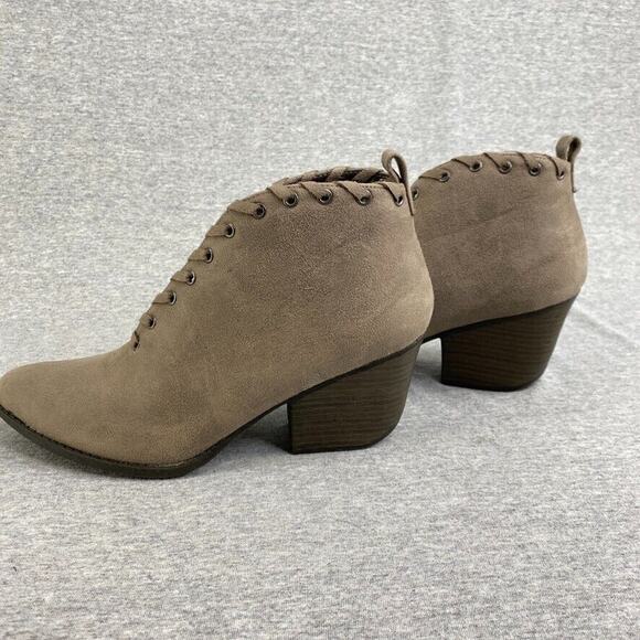 Coconuts by Matisse Booties Womens 8.5M Bamba Taupe Suede Ankle Boots Shoes - Picture 8 of 10